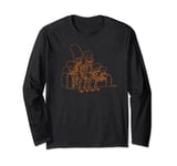 The Simpsons Treehouse of Horror Skeletons Couch Halloween Long Sleeve T-Shirt