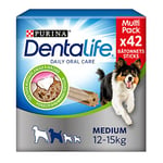 DENTALIFE Medium - MultiPack - 42 Friandises à mâcher pour chiens de taille moyenne - 966g - Hygiène bucco-dentaire au quotidien