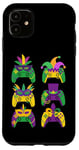 Coque pour iPhone 11 Mardi Gras Manette de Jeu Vidéo Jester Chapeau Gamers Enfants