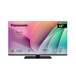 Panasonic TV-43W80AEZ, Série W80 43 Pouces 4K Ultra HD LED Smart TV, 2024, Fire TV, Dolby Vision & Atmos, Game Mode Plus, Controle Vocal Alexa, Airplay, Noir