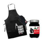 Fun and Functional The Big Bang Theory Knock Penny Apron & Oven Mit Set