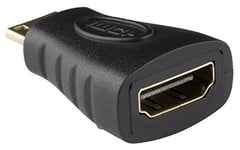 mumbi Adaptateur prise HDMI 19 pôles vers fiche Mini HDMI 19 pôles 1080p Plaqué or et certifié