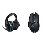 Logitech G502 Lightspeed Souris Gamer sans Fil + Logitech G935 Casque Gamer RVB sans Fil