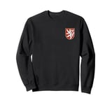 CZECH REPUBLIC CZECHIA LION SYMBOL COAT OF ARMS FLAG SHIELD Sweatshirt