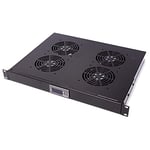 RackMatic - Kit de ventilation avec thermostat pour serveur rack 19" avec 4 ventilateurs de 120mm