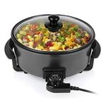 Tristar PZ-9135 - Sauteuse XL multifonction - ⌀ 30 cm - 5 L - Pour 4 personnes - Séparateur inclus - Thermostat réglable - 1 500 W