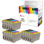 15 Pk Compatible Ink Cartridge For Epson 16xl Workforce Wf-2540wf Wf-2650dwf