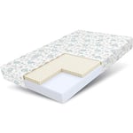 FDM Dream Dumbo Matelas en Mousse à Froid pour Enfant 80 x 190 cm Hauteur 11 cm Dureté H2 H3 Certifié Öko-Tex Convient aux Personnes allergiques Housse Lavable en Latex Dumbo