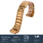 Accessoires De Montre Pour Mol G-Shock Ga-2100 Bracelet En Acier Inoxydable Boîtier En Métal Lunette Revenus 2100 Revenus 2110 Ga-B2100 Homme Réaménagé Brac - Type Strap Golden-For Ga2100 Or Ga2110