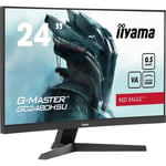 Curved PC Gaming Skärm - IIYAMA - G-MASTER RED EAGLE GCB2480HSU-B1 - 24" - VA Curved - FHD - 0,5 ms - 180Hz