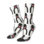 Angery Pingu Socks Male Mens Women Winter Stockings Hip Hop