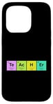 Coque pour iPhone 15 Pro STEM Cadeau Science et Chimie Éléments de chimiste pour enseignant