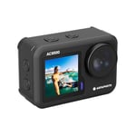 AGFA Photo AC9500 Caméra Sportive Waterproof - Vidéos 4K à 30FPS, Photos 16Mpixels, Double Écran, Grand Angle 170°, Stabilisation Anti-Vibration, WiFi - Noir