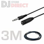 3M Aux Extension Lead 3.5mm Male to Female Headphone Stereo Extender