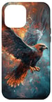 Coque pour iPhone 12 Pro Max Majestic Falcon Hawk Art Nature Cadeau pour amoureux de la nature