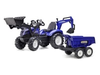 Falk New Holland 3090W, 3 År, 4 Hjul, Sort, Blå