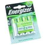 AA Rechargeable NiMH Batteries - Pack of 4