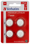 Verbatim – Lithium battery CR2025 3V 4 pack (49532)