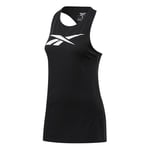 Reebok Women's Training Essentials Graphic Tank Top, Black, XS