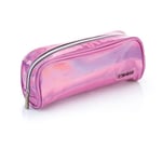 Favorit Trousse à Crayons pour l'école, Grande enveloppe Rose Brillante, 22 cm x 9 cm x 6,5 cm, avec Fermeture éclair argentée