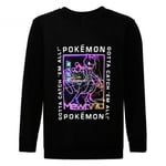 Pokemon Childrens/Kids Lenticular Mewtwo Pikachu Sweatshirt