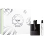 PRADA LUNA ROSSA BLACK 100ML EDP SPRAY + 10ML EDP SPRAY BRAND NEW GIFT SET 2024