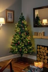 Premier Decorations 4ft Pre lit Snow Tip Christmas Tree