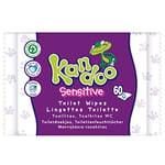 Kandoo Sensitive Flushable Moist Toilet Tissues, 12 x 60 Wipes ( Total 720 wipes), Biodegradable, Toilet Training Wet Toilet Tissues, Fragrance Free for Sensitive Skin, Toddler Wipes, Multipack