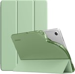 Coque Compatible Avec Samsung Galaxy Tab A9+/A9 Plus 11"" 2023 Sm-X210/X216/X218, Étui De Protection Arrière En Tpu Translucide Givré Pour Tout Nouveau Galaxy Tab A9+, Vert