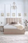 Linea Stone Upholstered Ottoman - Bed Frame Only