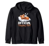 Official Sleepshirt Airedale Terrier Nap Lover Pajamas Zip Hoodie