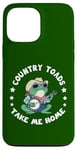 Coque pour iPhone 13 Pro Max Country Toads Take Me Home, crapaud cowboy cool jouant de la musique