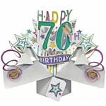 Second Nature 3D Pop Ups 70th Birthday Card