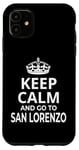 Coque pour iPhone 11 Souvenir de San Lorenzo « Keep Calm And Go To San Lorenzo ! »