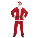 viving Déguisement de Père Noël, chapeau, barbe, veste, ceinture et pantalon Taille XXL, multicolore (1)