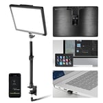 NEEWER GL1 PRO 15.5" Key Light Streaming Light, Video Light with 2.4G PC, Mac Control & iOS Android APP, 2800 Lumens LED Panel Light with Desk Clamp Compatible with Elgato Stream Deck for Gaming Zoom