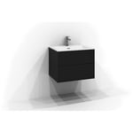 Tvättställsskåp Svedbergs Epos 2x60 lådor Rand