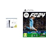 Playstation Console 5 Edition Standard Slim & EA SPORTS FC 24 Standard Edition PS5 | Jeu Vidéo | Français