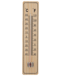 Väggtermometer trä 22 cm