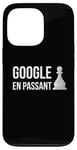 Coque pour iPhone 13 Pro Google En Passant - Règle de mouvement d'échecs spéciale Take The Pawn