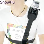 SnowHu pour Gopro accessoires bandoulière support poitrine harnais trépied pour Go Pro hero 7 6 5 4 Xiaomi Yi Sj caméra d'action GP199