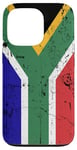 Coque pour iPhone 13 Pro Afrique du Sud Vintage Drapeau Sud-Africain