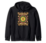 Roulette WHEEL OF FORTUNE COOKIES Funny Casino Roulette Zip Hoodie