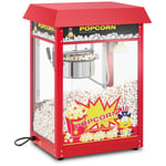 Machine à pop corn Appareil à pop corn Rétro 5-6 kg/h (16 l/h) 195/235 °C0 Rouge