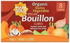 Marigold Organic Swiss Vegetable Bouillon Cubes Regular 8 Cubes, 84g