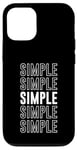 Coque pour iPhone 12/12 Pro Simple et facile