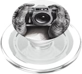 Appareil photo analogique vintage SLR Art Photographe Film PopSockets PopGrip pour MagSafe