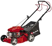 Einhell Self-Propelled Petrol Lawn Mower GC-PM 40/2 S | 40cm Cutting Width Lawnmower For Gardens Up To 1000m2 | 2kW 4-stroke OHV Engine, 7 Level Cutting Height Adjustment, 45L Grass Box