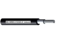 Photovoltaic Cable // Mg Wires // 1X4mm2, 0.6/1Kv Black H1z2z2-K-4Mm2 Bk, 50M Package