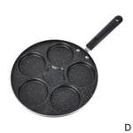 Frying Pot Omelette Pan Non Stick Egg Pancake Steak D 5-hole Star Fried